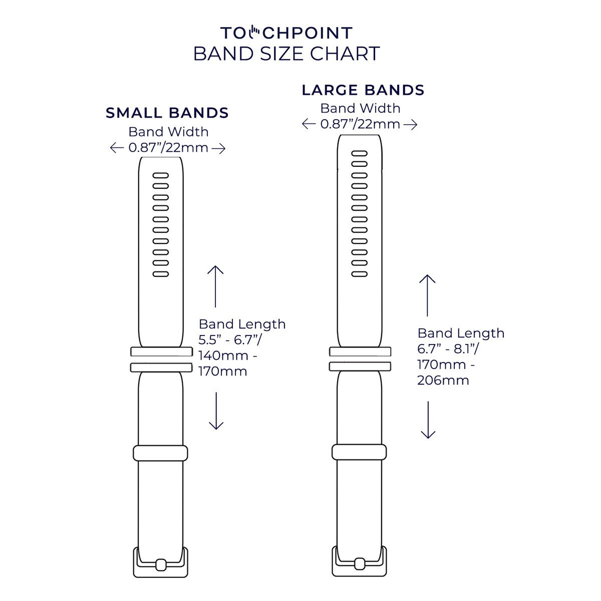 TouchPoints Accessories - Silicone Wristbands